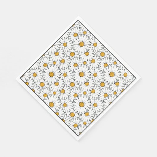 Einzigartige Angesagte Sommerdämmerung Blumenmuste Serviette (Ecke)