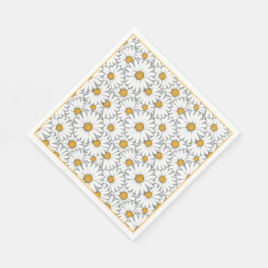 Einzigartige Angesagte Sommerdämmerung Blumenmuste Serviette (Ecke)