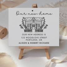 Einzigartige Ankündigung für die neue Adresse im H