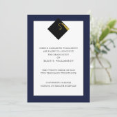 Einzigartige Ankündigung von Abschlüssen (Stehend Vorderseite)