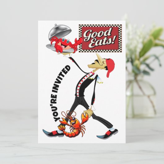 Einzigartige Ansammlung Einladung (Stehend Vorderseite)