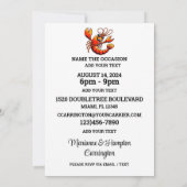 Einzigartige Ansammlung Einladung (Rückseite)