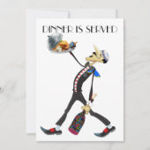 Einzigartige Ansammlung-Kellner-Serie - Einladung (Vorderseite)