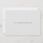 Einzigartige Arched Foto Card Save the Date - Schw Einladung (Rückseite)