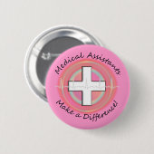 Einzigartige Assistenzarzt-Geschenke Button (Vorne & Hinten)