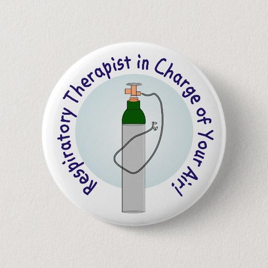 Einzigartige Atmungstherapeut-Geschenke Button (Vorderseite)