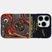 Einzigartige, augenInspirierte Kunst mit wirbelnde Case-Mate iPhone Hülle (Rückseite (Horizontal))