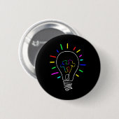 Einzigartige Autismus-Bewusstseinsbildung für Auti Button (Vorne & Hinten)