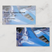 Einzigartige Automotive Exotic Car Business Card Visitenkarte (Vorne/Hinten)