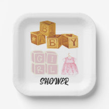 Einzigartige Baby Girl Dice Babydusche