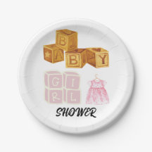 Einzigartige Baby Girl Dice Babydusche