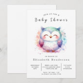 Einzigartige Babydusche Einladung (Vorne/Hinten)