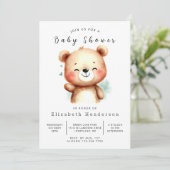 Einzigartige Babydusche Einladung (Stehend Vorderseite)