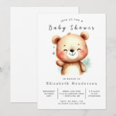 Einzigartige Babydusche Einladung (Vorne/Hinten)