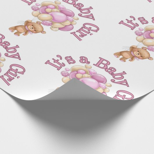 einzigartige Babydusche Geschenkpapier (Ecke)