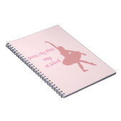 Einzigartige Ballerina Themenschule Notizblock (Rechte Seite)