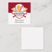 Einzigartige Baseball Scout Business Cards Quadratische Visitenkarte (Vorne/Hinten)