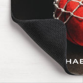 Einzigartige Basketball-Artwork - Ihr Name ist ind Mousepad (Ecke)