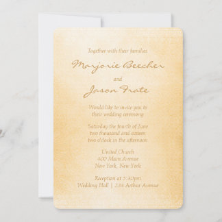 Einzigartige Batik Floral Wedding Einladung Brown