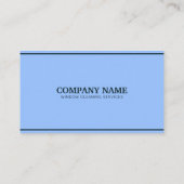 Einzigartige benutzerdefinierte blaue Fensterreini Visitenkarte (Rückseite)