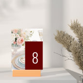 Einzigartige benutzerdefinierte Magazin-Style-Hoch Tischnummer