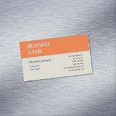 Einzigartige berufliche Design-Visitenkarte Magnetische Visitenkarte (Beispiel)