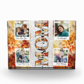 Einzigartige Beste Mama je individueller Blumenfot Fotoblock (Vorderseite)