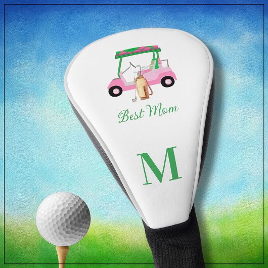 Einzigartige bezaubernde Mama Golf Cart Monogram Headcover