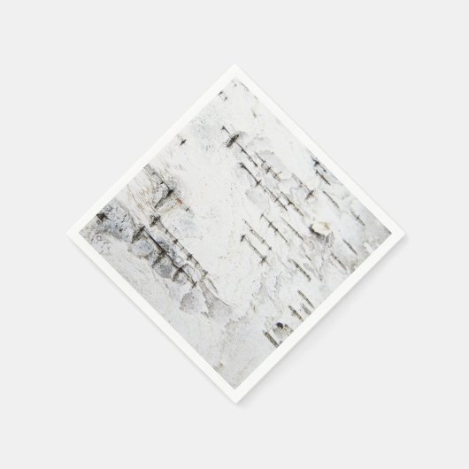 Einzigartige Birkenrinder Serviette (Ecke)