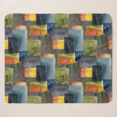 Einzigartige blockierte Farben nahtloses Muster Sherpadecke (Vorderseite (Horizontal))