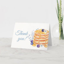 Einzigartige Blueberry Pancake Brunch Babydusche