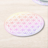 EINZIGARTIGE BLUME DER UNTERSETZER DES LEBENSRUNDP (Angewinkelt)