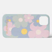 Einzigartige Blume Naturpastel Case-Mate iPhone Hülle (Rückseite (Horizontal))