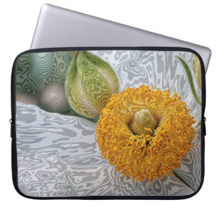 Einzigartige Blumenlaptop-Hülse: 15" oder 13" ode Laptopschutzhülle