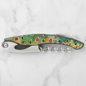 Einzigartige Braunfisch-Fische Kellnermesser (Vorderseite)