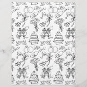 Einzigartige Bridesmaid Vorschlag Card Colour Book (Rückseite)