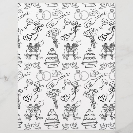 Einzigartige Bridesmaid Vorschlag Card Colour Book (Rückseite)