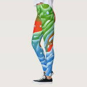 Einzigartige bunte "Ratti_Creative_Arts" Leggings (Links)