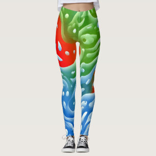 Einzigartige bunte "Ratti_Creative_Arts" Leggings