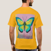 "Einzigartige Butterfly Design-T - Shirt | Beautif (Rückseite)