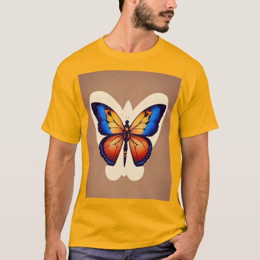 "Einzigartige Butterfly Design-T - Shirt | Beautif (Vorderseite)