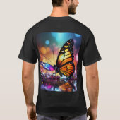 "Einzigartige Butterfly Design-T - Shirt | Beautif (Rückseite)