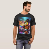 "Einzigartige Butterfly Design-T - Shirt | Beautif (Vorne ganz)