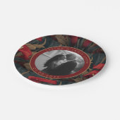 Einzigartige Calle Lilies Teller für Bachelor Part (Schrägansicht)