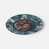 Einzigartige Calle Lilies Teller für den Junggesel (Schrägansicht)