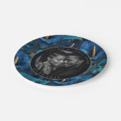 Einzigartige Calle Lilies Teller für einfache Hoch (Schrägansicht)