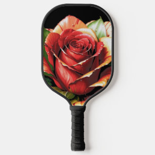 Einzigartige Candy Cane Rose Design Blume Pickleball Schläger