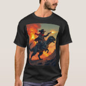 Einzigartige Cat Cowboy Riding Dinosaur | Cat Cowb T-Shirt (Vorderseite)