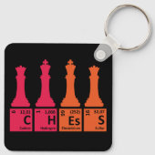 Einzigartige Chess-Stücke Chemie Schlüsselanhänger (Rückseite)