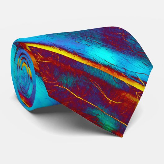 Einzigartige Coole Abstrakte Textur Krawatte (Gerollt)